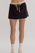 'Beryl' Round Neck Top and Skort Set - Celes Fashion